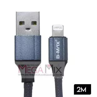 Cabo de Dados USB + Iphone 2M BM8629 - Bmax