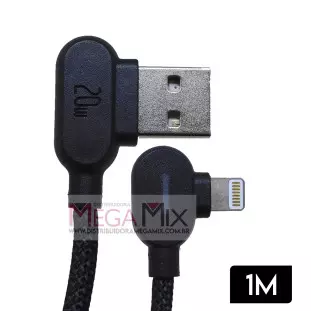 Cabo de Dados USB + Iphone 20W 1M CB128-2 - A'Gold
