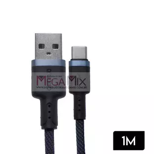 Cabo de Dados USB + Tipo C 5.0A 1M CB67-3 - A'Gold