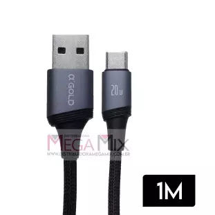 Cabo de Dados USB + Tipo C 20W 1M CB78-3 - A'Gold