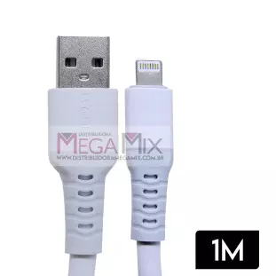 Cabo de Dados USB + Iphone 5.0A 1M CB95-2 - A'Gold