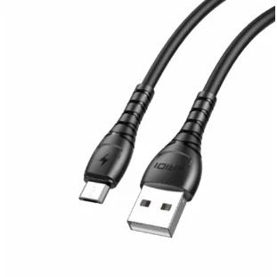 Cabo de Dados USB + Micro USB (V8) 3.0A 1M KD-17M - Kaidi