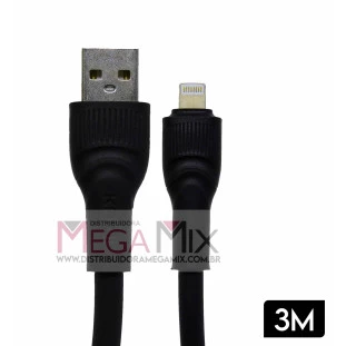 Cabo de Dados USB + Iphone 3M KD-354A - Kaidi
