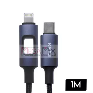 Cabo de Dados Tipo C + Iphone 1M KD-41CL - Kaidi