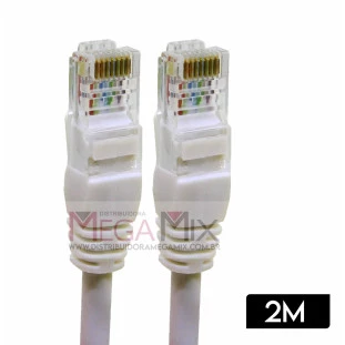 Cabo de Rede CFTV CAT6 2M KA-6W-2M - Kapbom