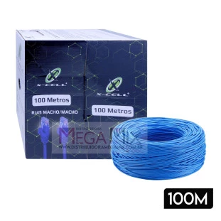 Cabo de Rede RJ45 100M XC-CAT6-100 - X-Cell