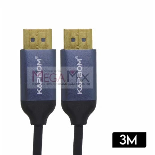 Cabo Displayport DP-DP 4K 3M KA-DPP-3M - Kapbom