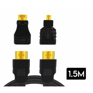 Cabo HDMI 3 em 1 1.5M KP-YP5030 - Knup