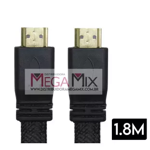 Cabo HDMI + HDMI Flat 1.8M LE-6614 - It-Blue