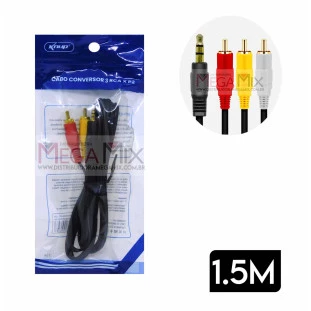 Cabo P3 +  RCA 1.5M KP-PR301 - Knup