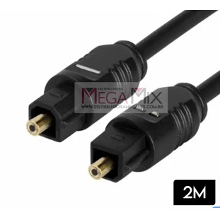 Cabo Óptico para Áudio Digital 2M KAP-C039 - Kapbom 
