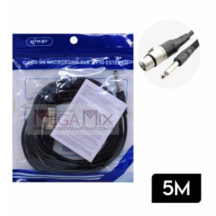 Cabo P10 + XLR 5M KP-YP5019 - Knup