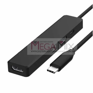Cabo Conversor 4 em 1 Tipo C para Tipo C/USB/HDMI AU-592 - Altomex