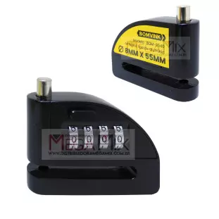 Cadeado para Moto com Senha BOM-2640 - Bomvink