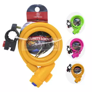 Cadeado para Bicicleta com Chave KA-5712 - Kapbom