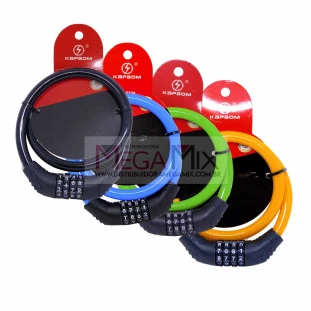 Cadeado para Bicicleta com Senha KA-5720 - Kapbom