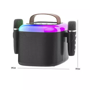 Caixa de Som Bluetooth com 2 Microfones 12W RMS D-K004 - Grasep