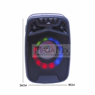 Caixa de Som Bluetooth 12W D-S4146 - Grasep 