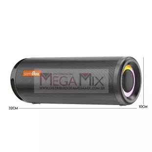 Caixa de Som Bluetooth 50W D-X007 - SomBox