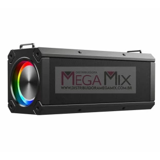 Caixa de Som Bluetooth Acústica 360º com 2 Microfones 160W D-XK305 - SomBox