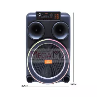 Caixa de Som Bluetooth 100W KA-8205 B - Kapbom