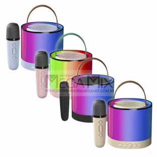 Mini Caixa de Som Bluetooth com Microfone 5W KA-8727- Kapbom