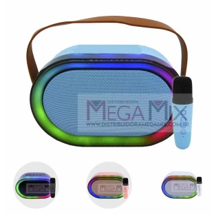 Mini Caixa de Som Bluetooth com Microfone 10W KA-8728 - Kapbom