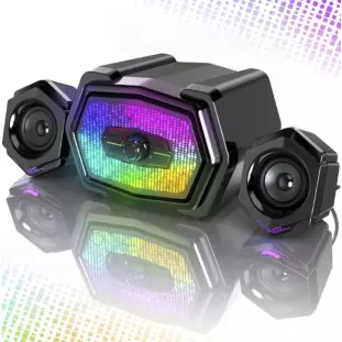 Caixa de Som Subwoofer 2.1 18W Bluetooth D-GP302 BT - Grasep