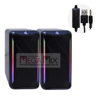 Caixa de Som para PC/Notebook 10W KP-RO849- Knup
