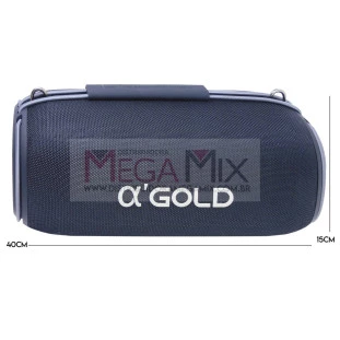 Caixa de Som Bluetooth Portátil 120W SM-35 - A'Gold
