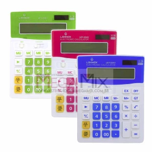 Calculadora Eletrônica 12 Dígitos LEY-2243 - Lehmox