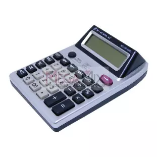 Calculadora Visor Duplo 12 Dígitos com Identificador Nota Falsa XC-CA-8101 - X-Cell