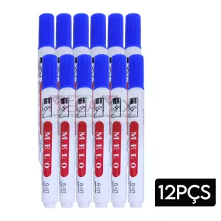 Caneta de Marcação Permanente Azul 12 peças KA-7530 - Kapbom