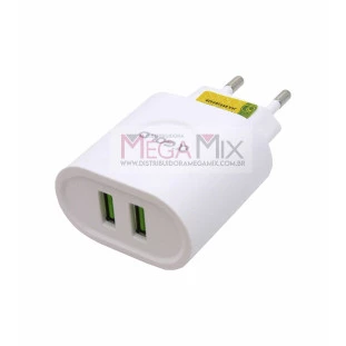 Carregador de Celular Iphone + 2 USB 3.1A CA18-2 /IOS - A'Gold