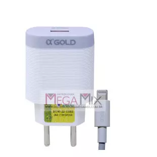 Carregador USB para Iphone 30W 6.1A CA39-2/IOS - A'Gold