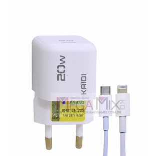 Carregador USB-C para Iphone 20W 3A KD-661CL - Kaidi