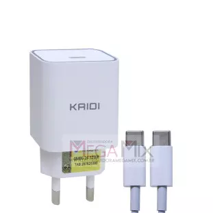 Carregador USB-C para Tipo C 20W 3A KD-662CC - Kaidi