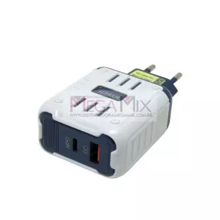 Carregador USB + USB-C 45W KD-692 - Kaidi