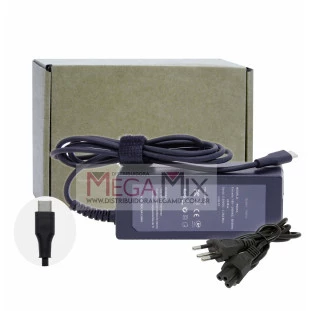 Fonte Carregador para Notebook Tipo C Lenovo 20V 3.25A 65W KP-PD65A - Knup