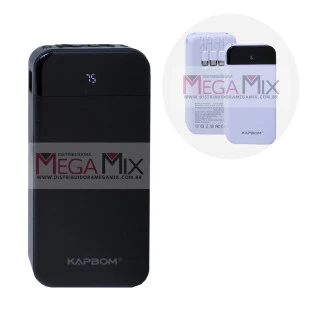Carregador Portátil Powerbank 10.000mAh KA-9557 - Kapbom
