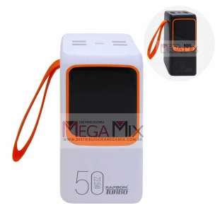 Carregador Portátil Power Bank 50000mAh KA-9890 - Kapbom 