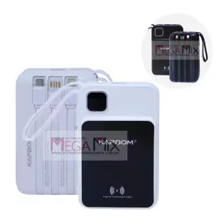 Carregador Portátil Powerbank Indução 10.000mAh KA-9913 - Kapbom