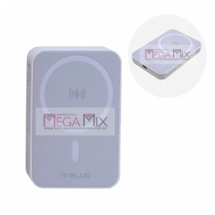 Carregador Powerbank por Indução MagSafe 7.5W 10000mAh MAX-0556 - It-Blue