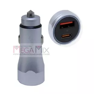 Carregador Veicular USB + USB-C 48W 2.5A CE-G1066 - Celark