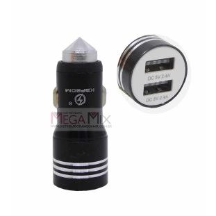Carregador Veicular com 2 USB 4.8A KA-5020 - Kapbom