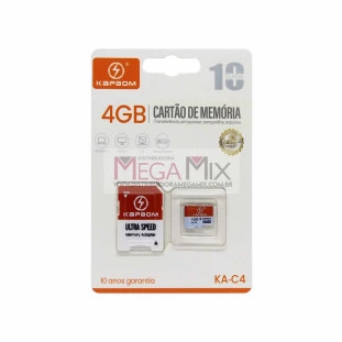 Cartão de Memória 4GB KA-C4 - Kapbom