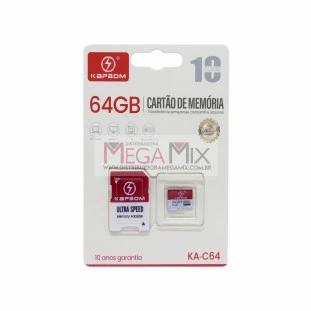 Cartão de Memória 64GB KA-C64 - Kapbom