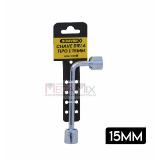 Chave Biela Tipo L 15mm BOM-1218 - Bomvink