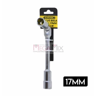 Chave Biela Tipo L 17mm Vazada BOM-1220 - Bomvink