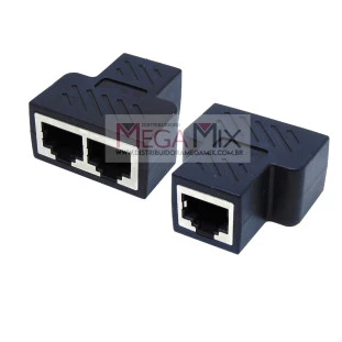 Conector de Rede RJ45 1x2 LE-5515 - It-Blue 